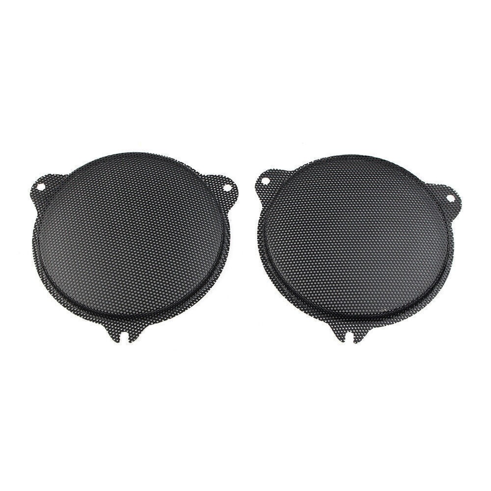 Front Mesh Speaker Grills Black for Harley Davidson Electra Glide 2014-2018 2pcs