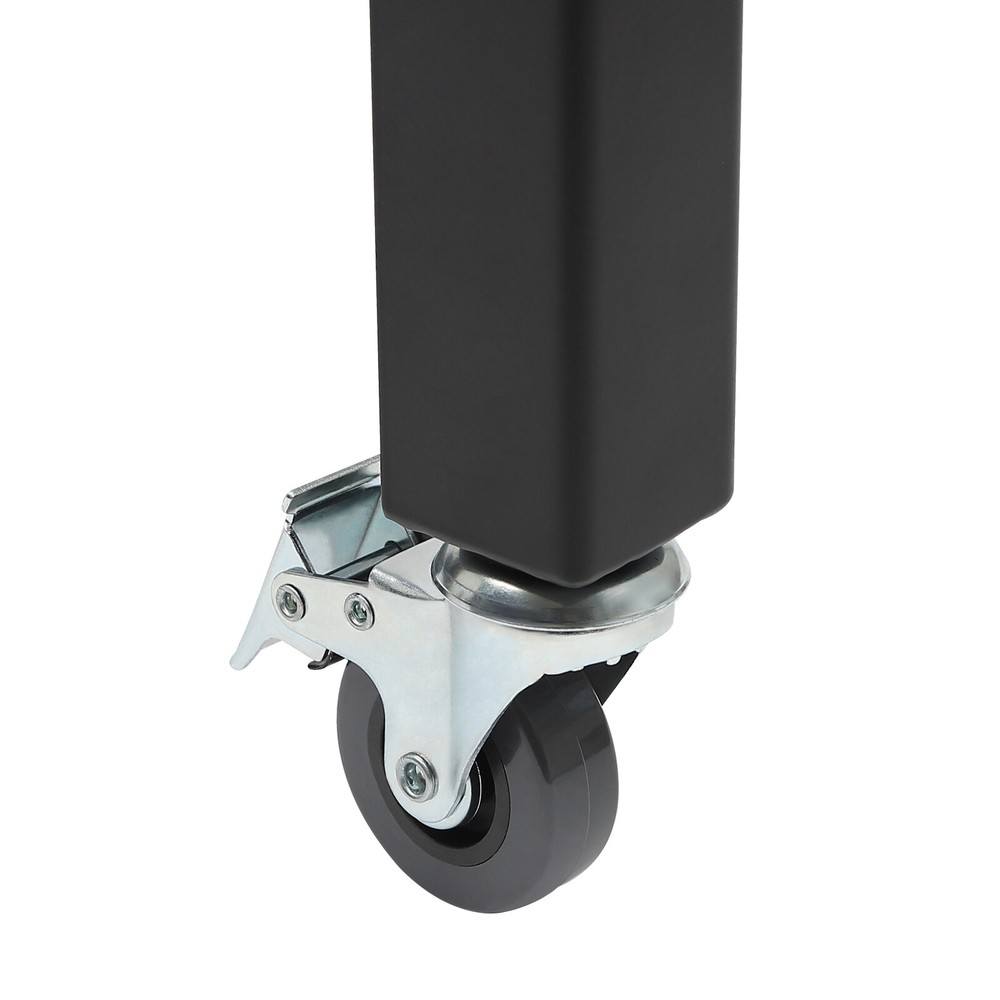 Expandable Folding Security Gate - Wall Mounted, 48" x 71" for Versatile Use