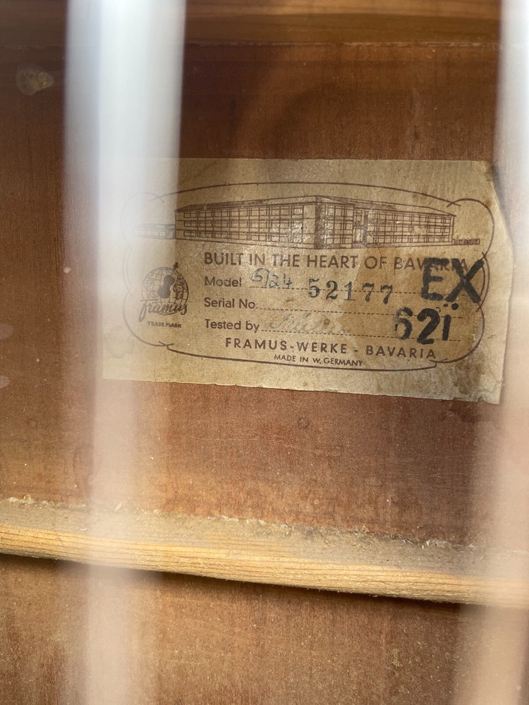 Vintage Framus 1962 Classical Guitar