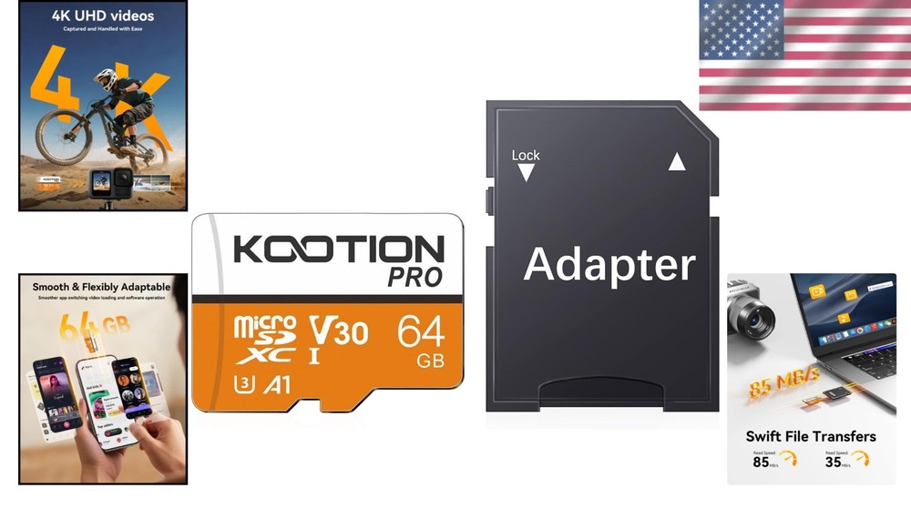 Reliable 64GB Micro SDXC Card - Blazing-Fast Speed and Universal Compatibility
