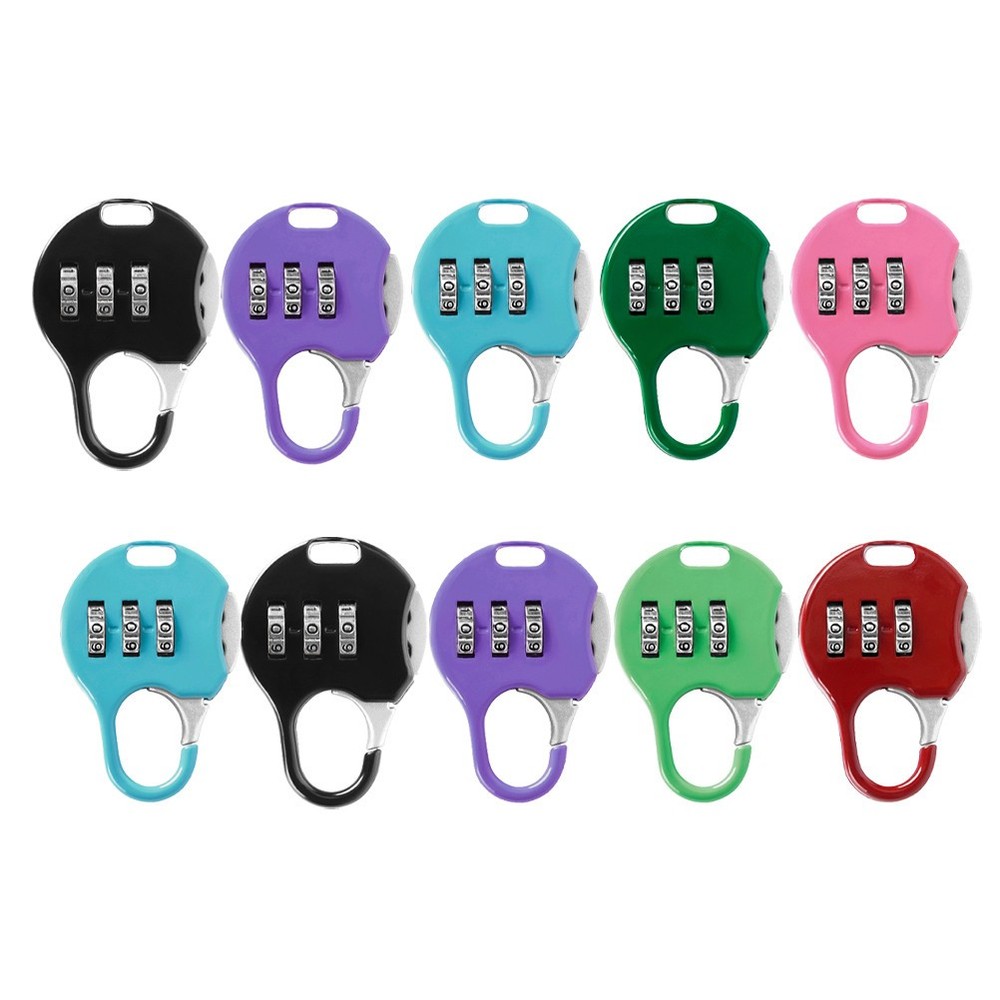 10 Pcs Customs Password Lock Keyless Padlock Combination for Suitcase
