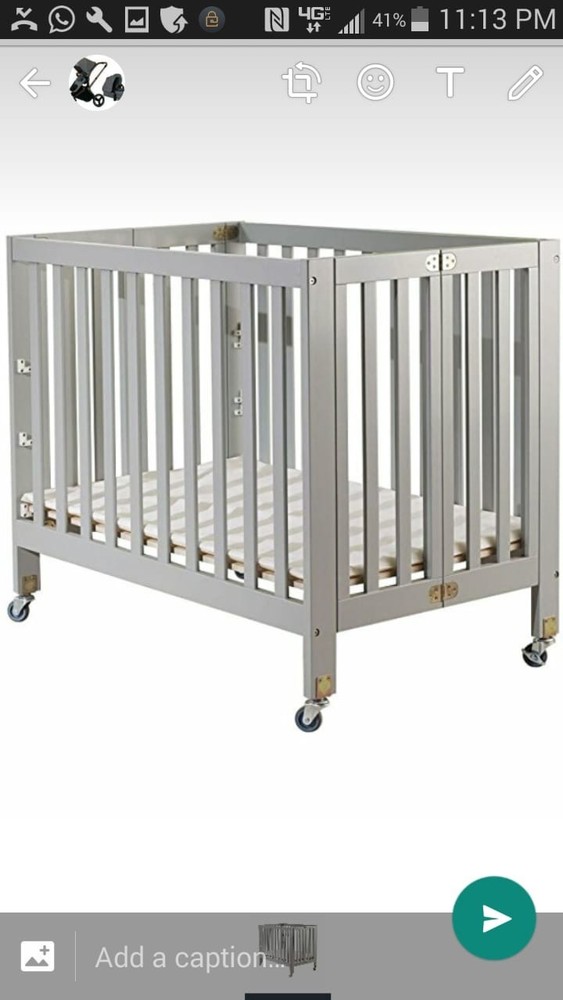 baby portable foldable crib