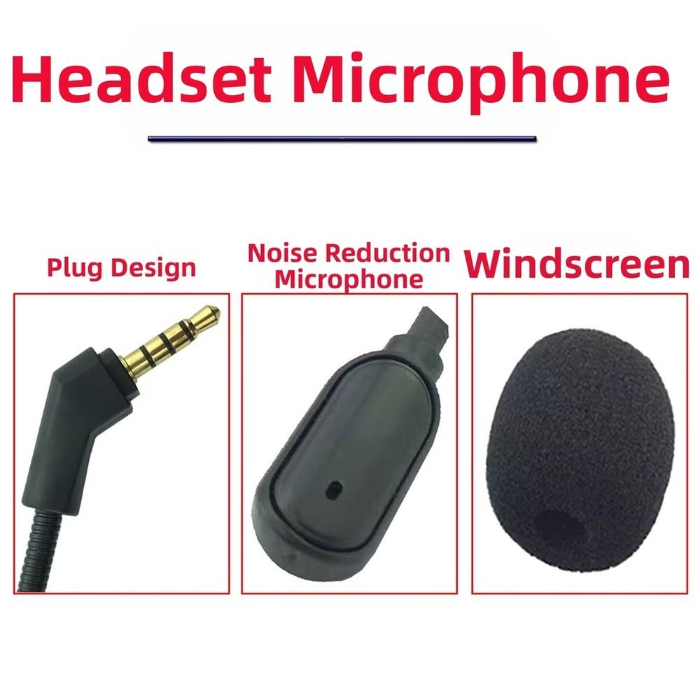 Flexible Positioning Microphone for ROG Theta 7.1 Headset Replacement Use