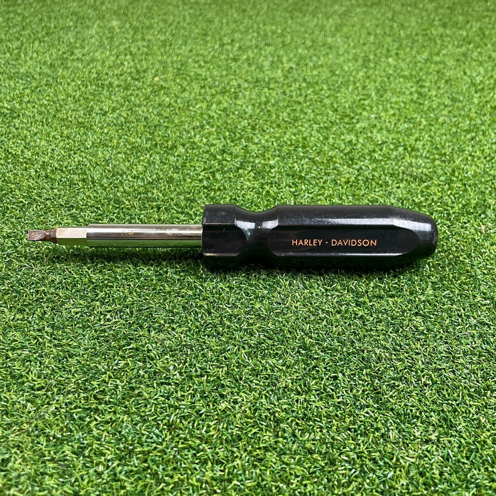 Vintage Harley Davidson Interchangeable Screwdriver Bits Motorcycle Kit