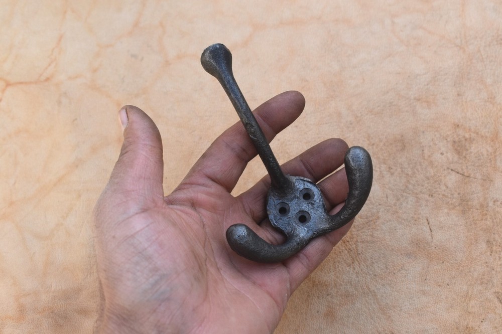 Vintage Cast Iron kitchen hook hanger coat rope bath library school Hook 10 pcs