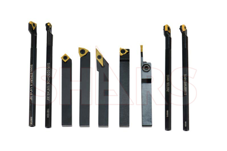 Shars 9pcs 5/16" Turning Threading + 1/4" Boring + Insert + Cert CCMT M]