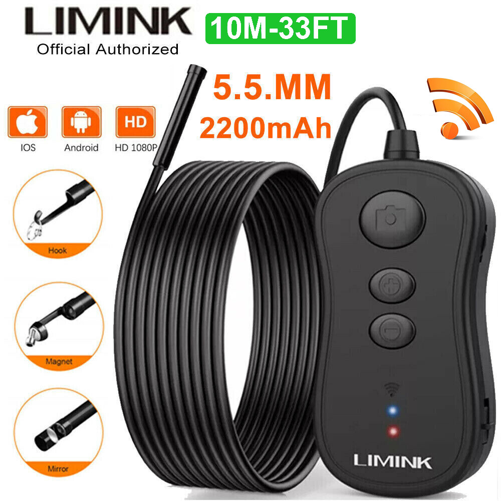 Wireless Endoscope Camera BoreScope Inspection Camera Pipe Plumbing Car Engine