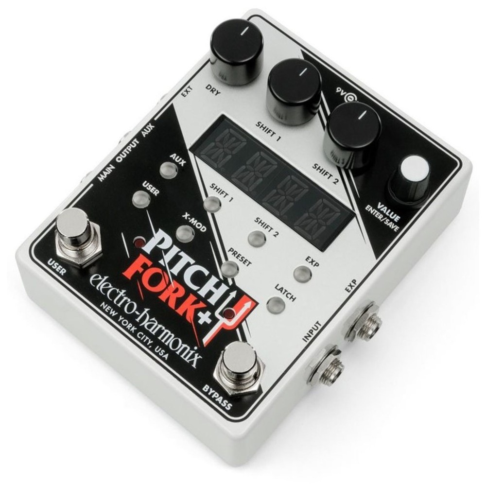 Electro-Harmonix Pitch Fork Plus Polyphonic Pitch Shifter/Harmony Effects Pedal