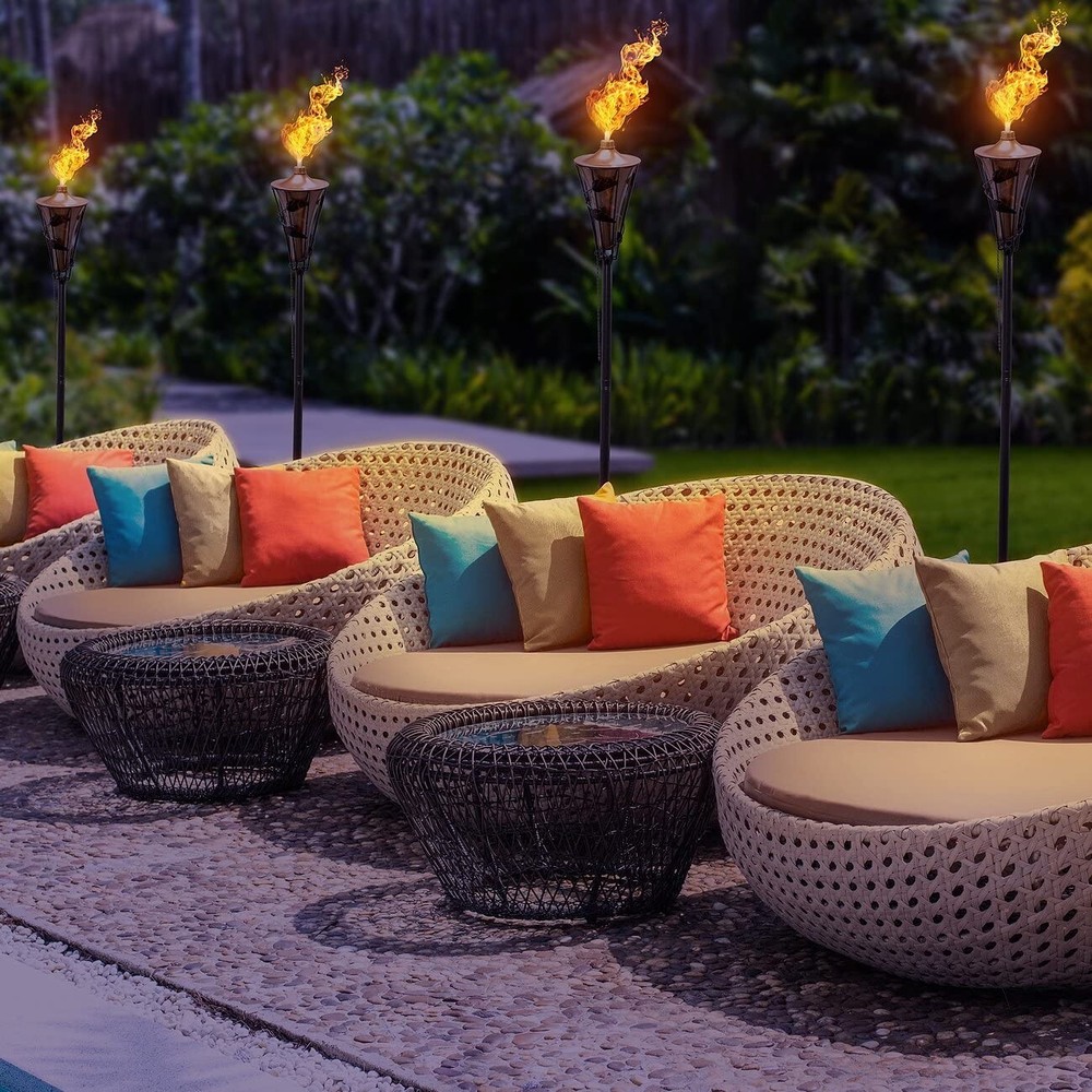 Sorbus Matney refillable metal torches (4 Pack)