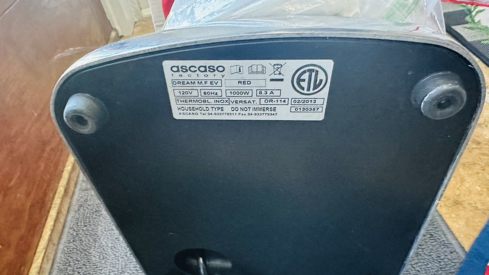 ASCASO DREAM M.F Expresso Machine