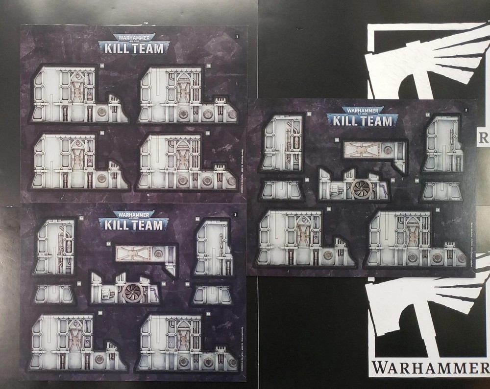 Warhammer 40k Kill Team Bits Core Set MDF Slot Assembly Terrain Set