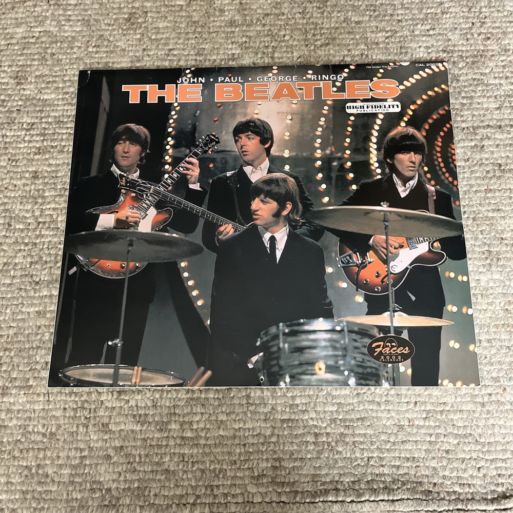 The Beatles 2002 Faces Calendar