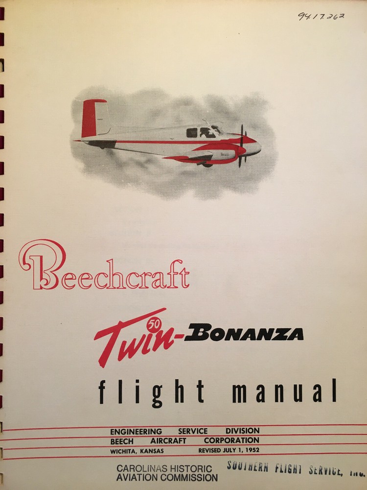 Beechcraft Twin-Bonanza 50 Flight Handbook
