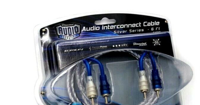 DIRECTED Silver Series  6 foot Audio Interconnect Cable 64010