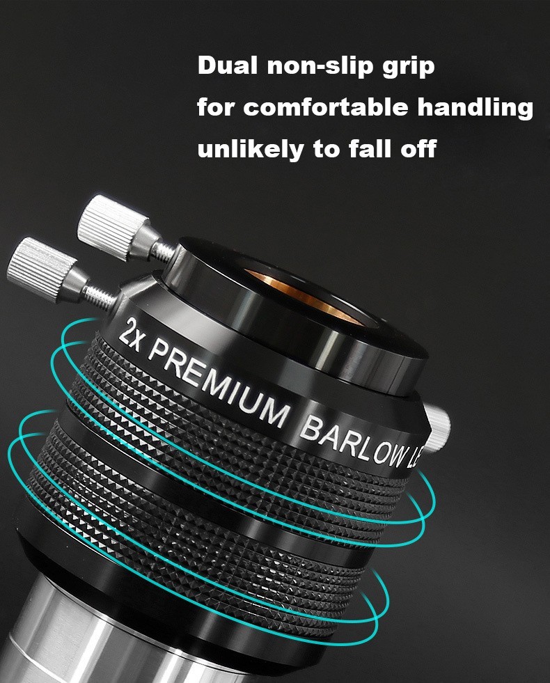 Astromania 2" 2x Apochromatic Barlow Lens - 4 Elements Fully Multi-Coated