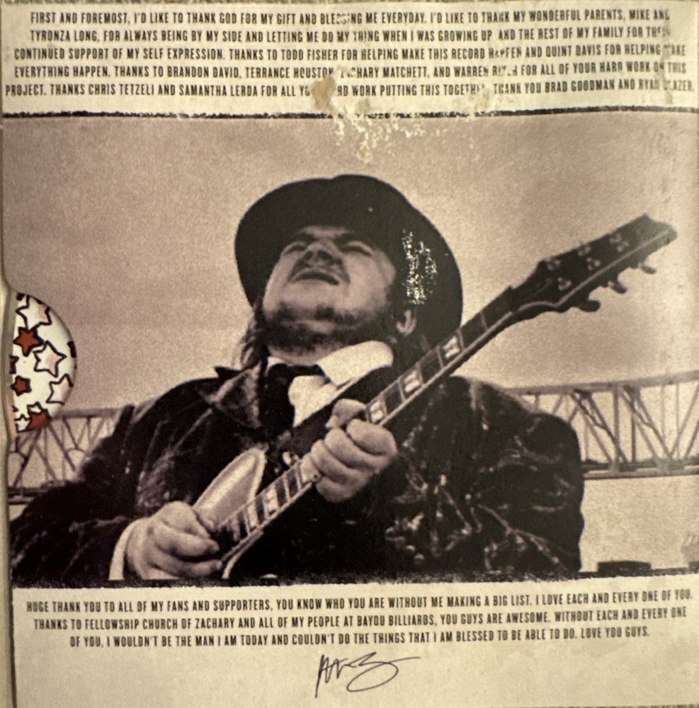 Jonathon Boogie Long Signed Blues Revolution CD Autographed 2013 Blues Guitar
