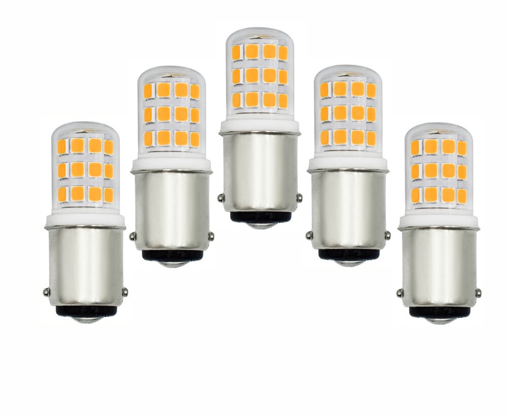 5pcs Ba15d B15D LED Bulb 3W 33LED Light 110V Fit Vacuum cleaner/sewing machine H