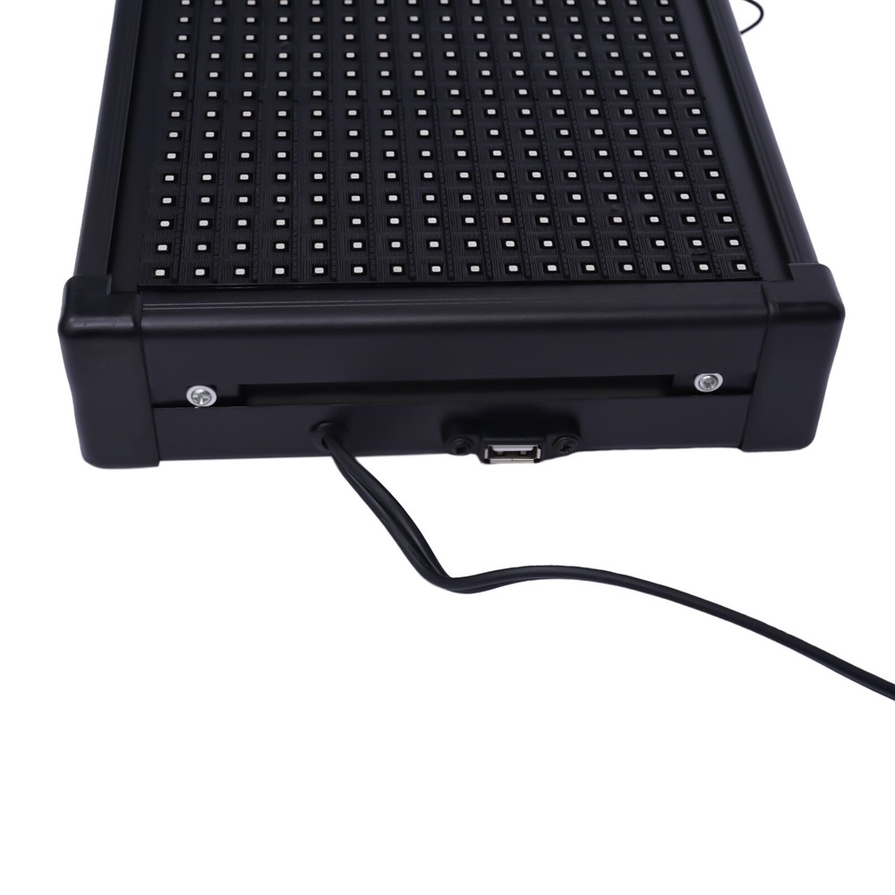 26"x8" LED Advertising Sign 7 Color Programmable Scrolling Message Display Board