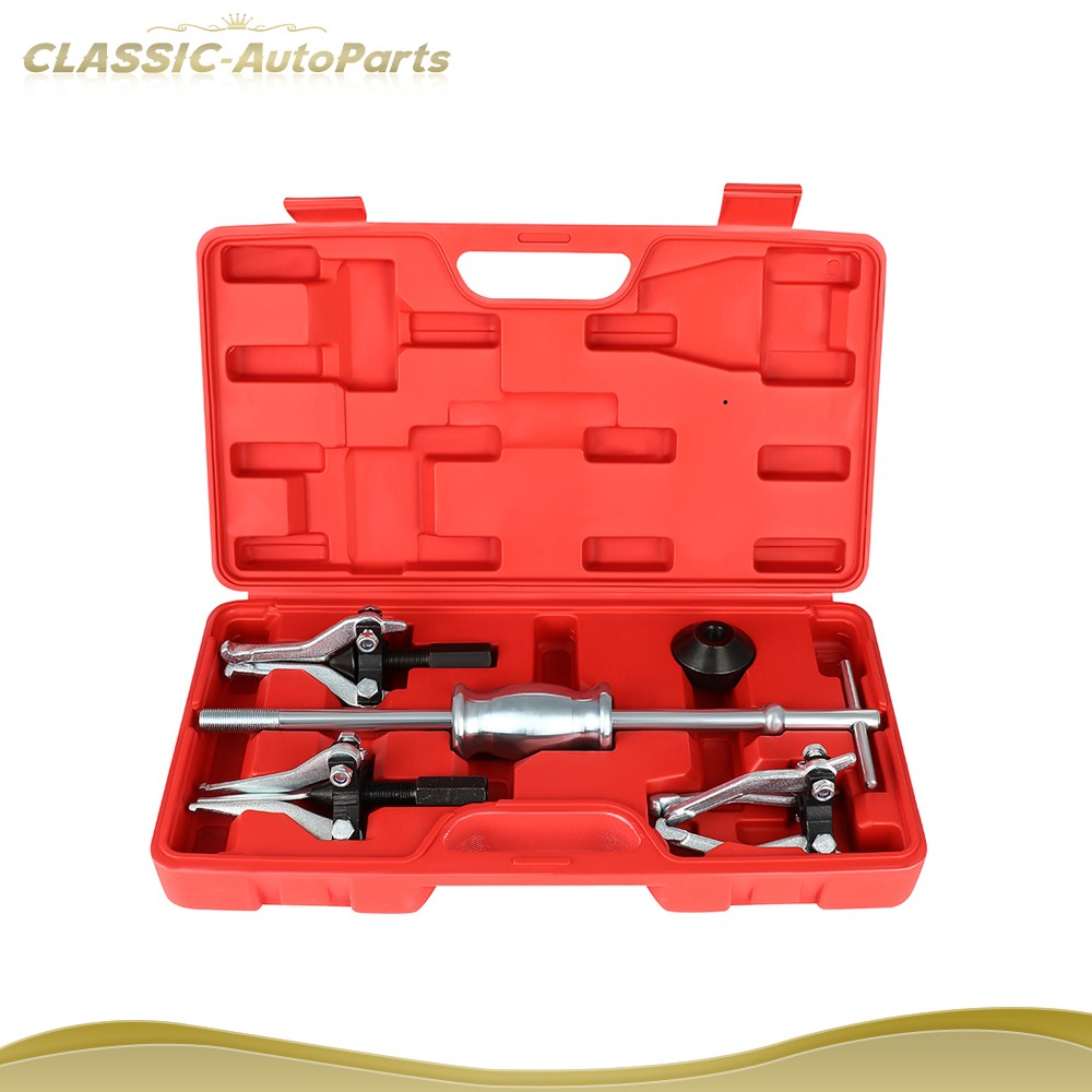 3 Jaw Gear Bearing Slide Hammer Puller Internal External Puller Tool Kit