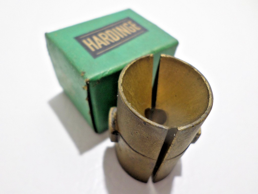 2 PC Hardinge B6 Bronze Round Collet Pads 1/4 Inch