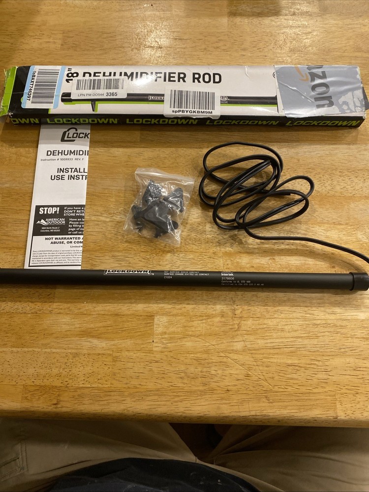LOCKDOWN 18in Dehumidifier Rod (222010) New open box