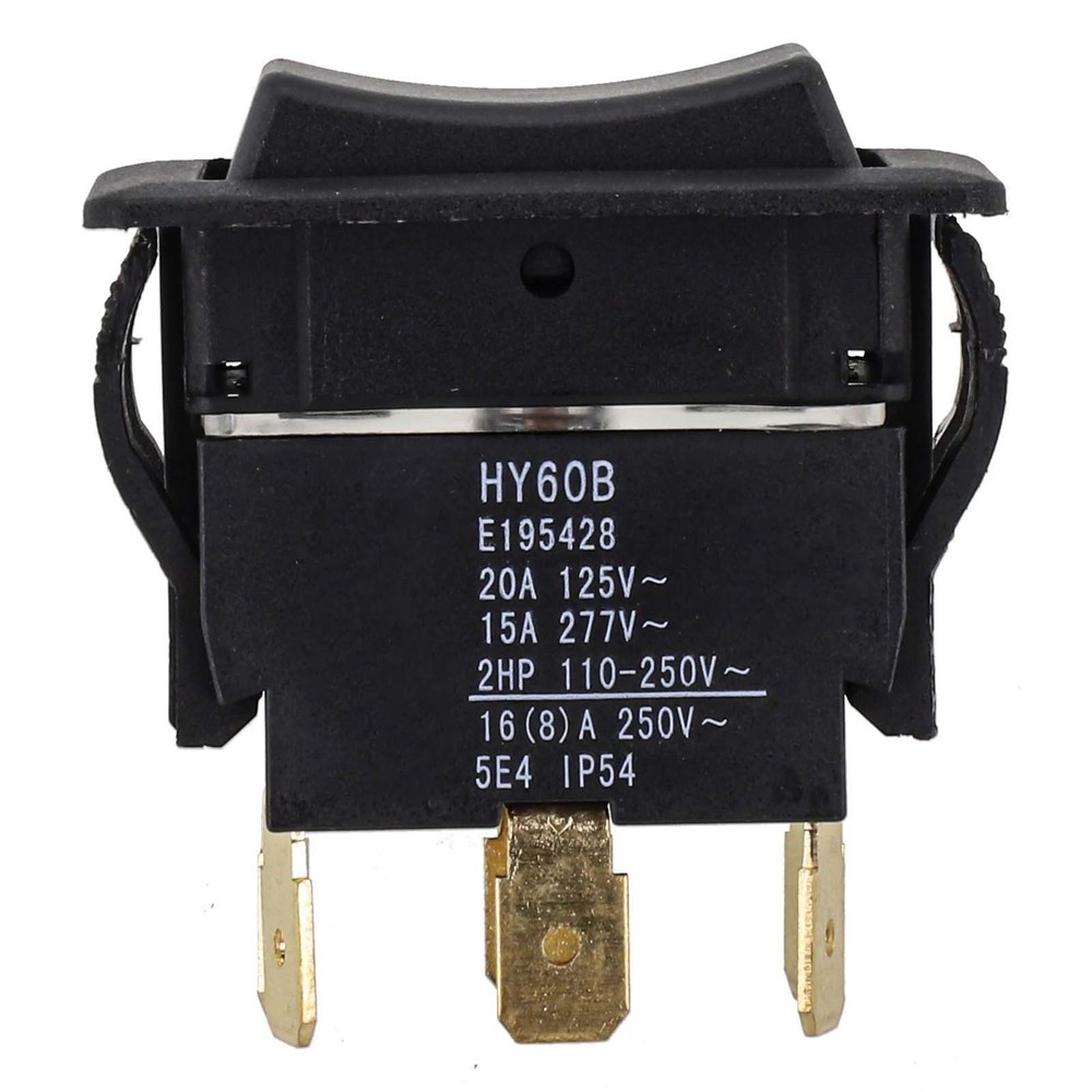 HY60B Robust Rocker Switch Designed to Handle Strong Power Loads Efficiently
