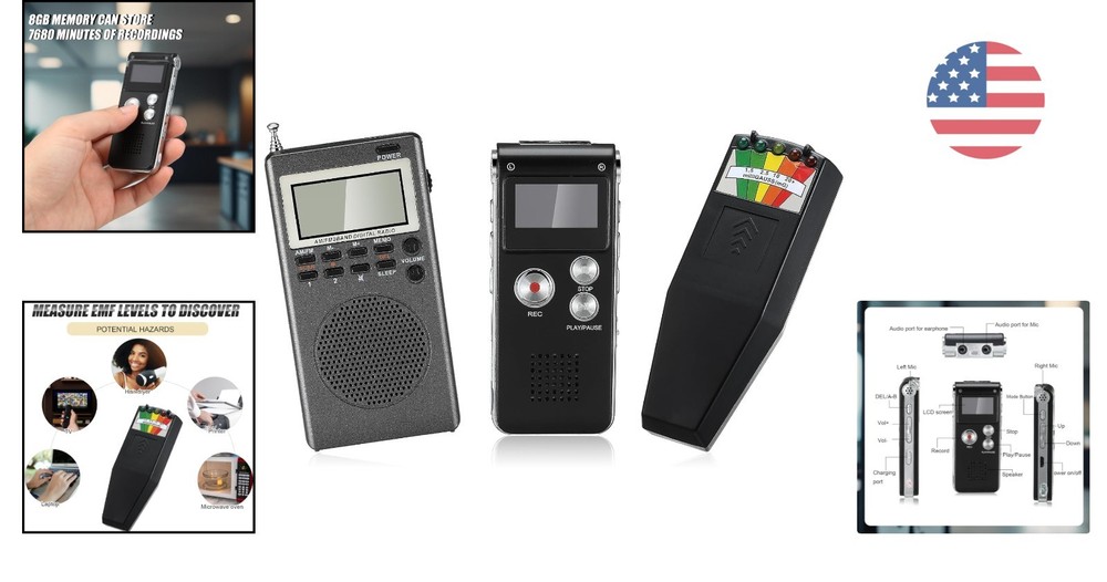 Paranormal Research Tools: Complete 3-Pc Set Including Spirit Communication Box