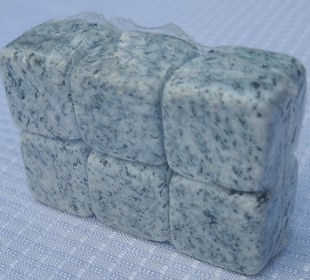 Gray Marble Whiskey Stones Reusable