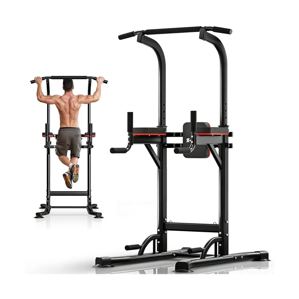 ZENOVA Pull Up Bar, Multi-Function Pull Up Dip Bar Station, Home Gym Workout ...