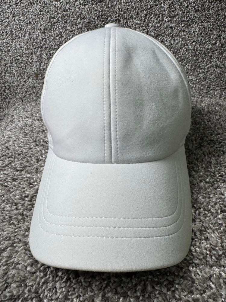 Lululemon Hat Cap Strapback One Size White Adjustable Running