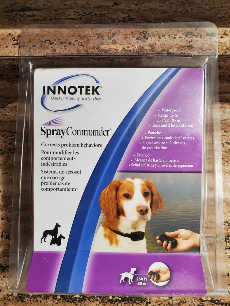INNOTEK Quicker Training Better Dogs Corrects Problem Behaviors Spray Commander