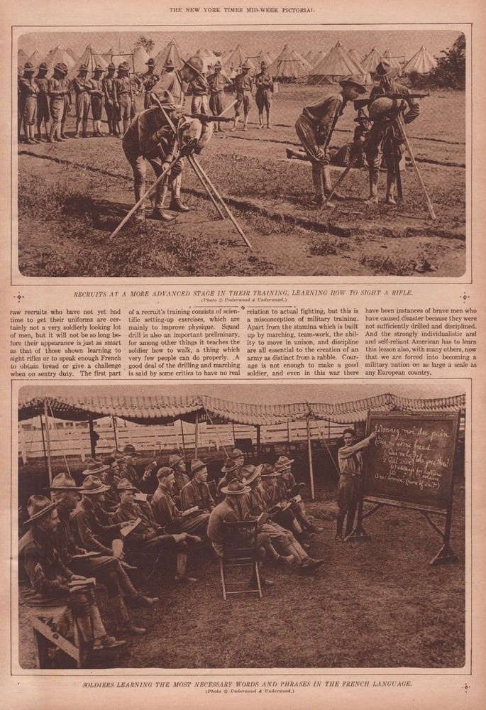 1917 WWI - Gettysburg Army Training Camp