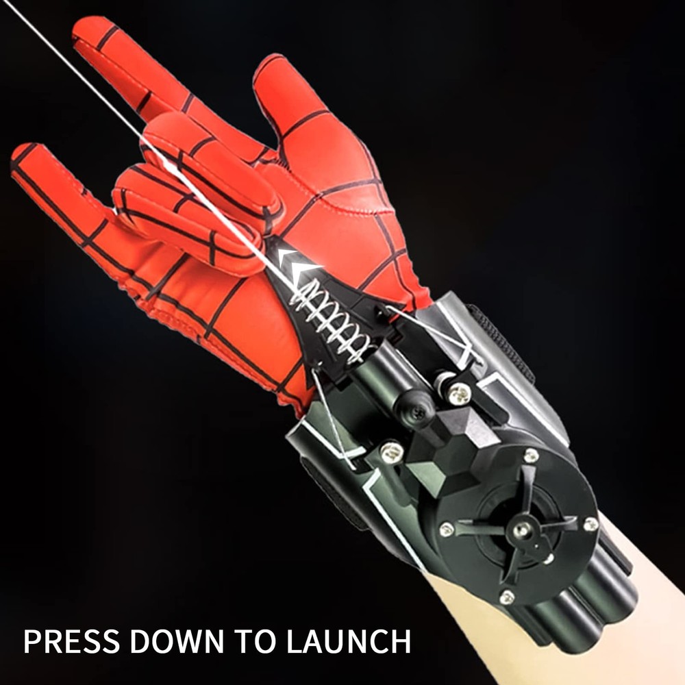 Spider Web Shooter, Real Web Slinger That Actually Shoots for Kids, Cool Toy ...