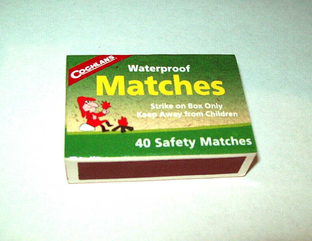 Waterproof Matches Coghlans Emergency Prep FIRE Survival Bug-out Outside Camping