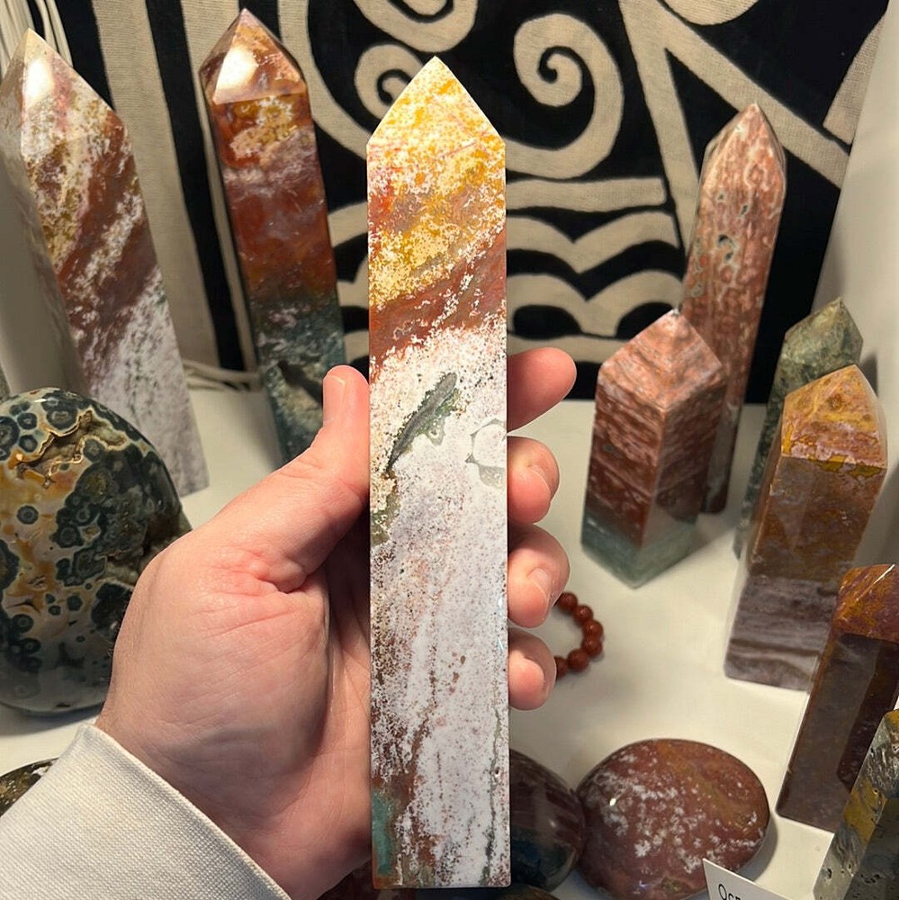 Ocean Jasper Obelisk G