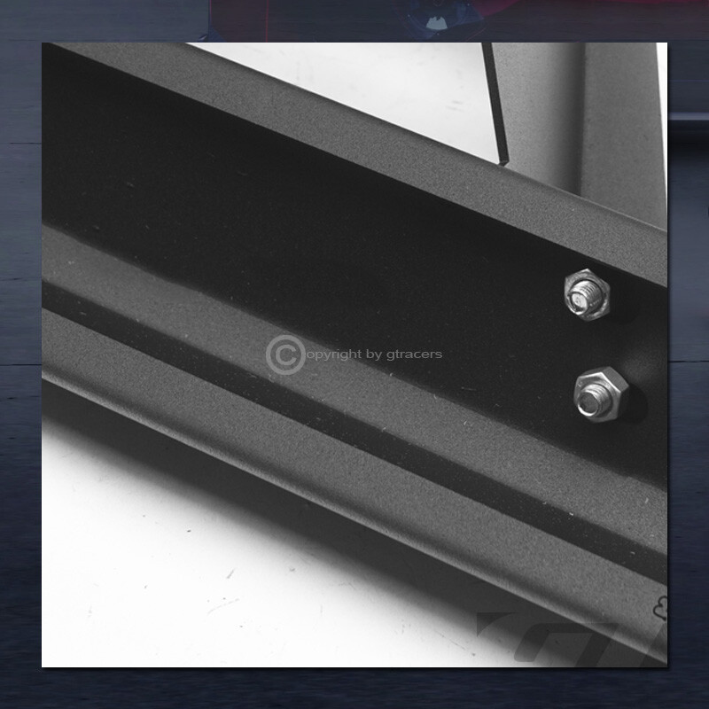 For 2009-2018 Dodge Ram Crew Cab Modular Drop Step Nerf Bars Board - Matte Black