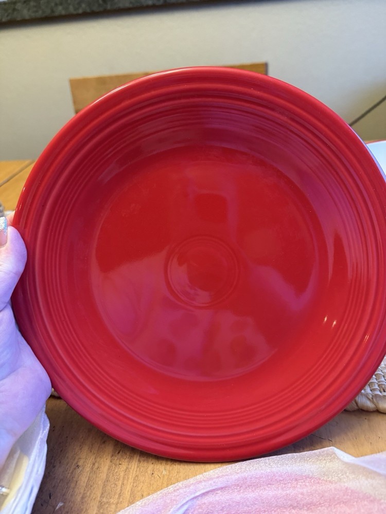 Fiestaware Scarlet Red dinner dinnerware set of 2