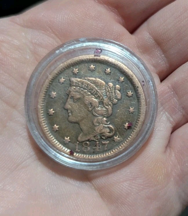 1878 Braided Hair Cent