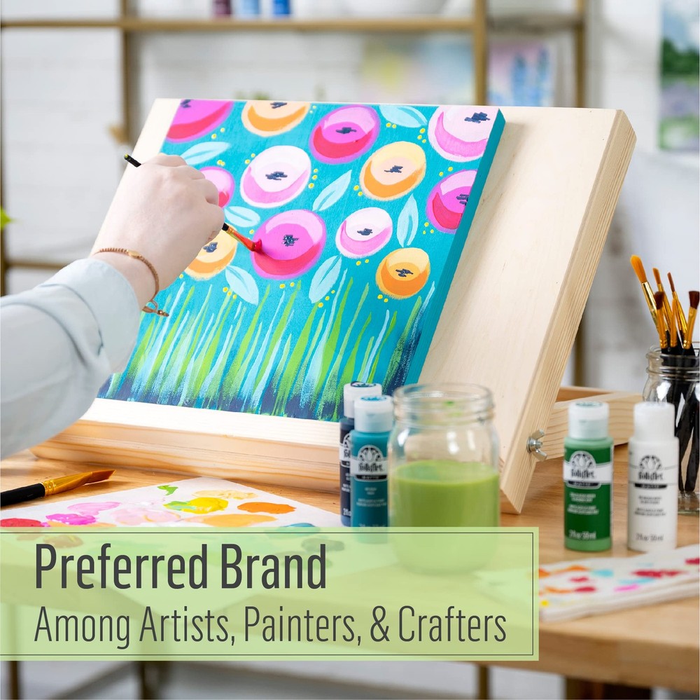 Acrylic Paint Assorted Colors 2 oz - Ivory White for Crafting DIY Projects