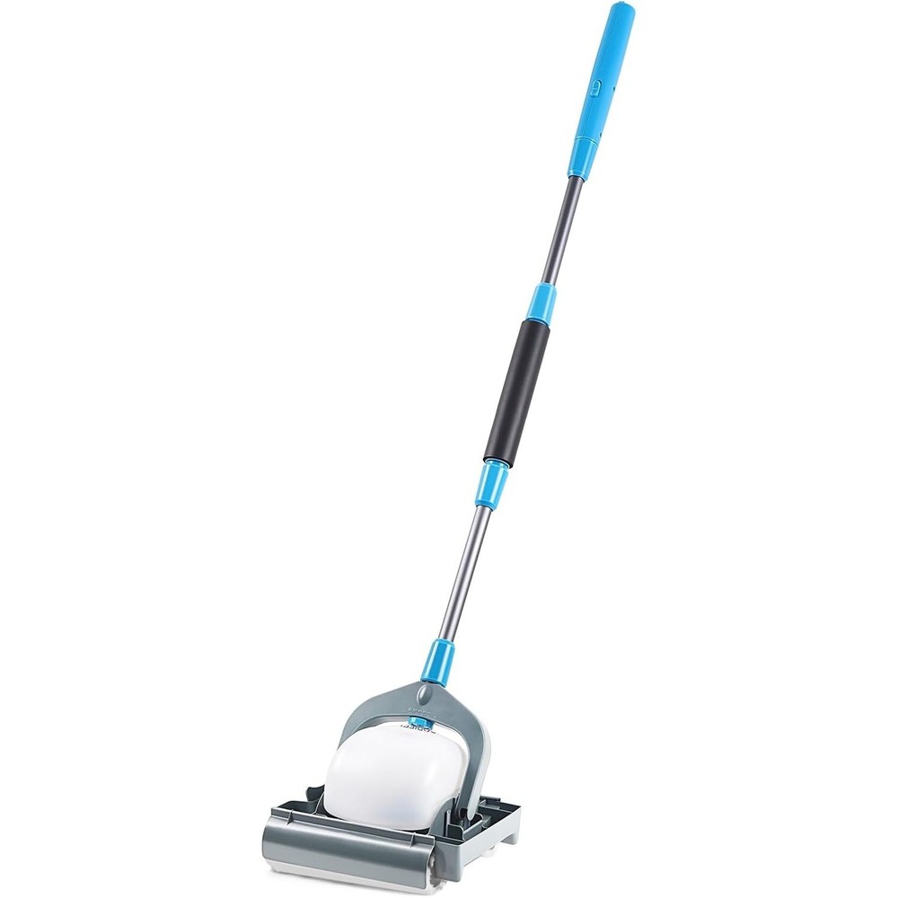 Automatic Paint Roller Kit, 8-Inch Ejection Paint Roller Brush with 1.2L Bucket