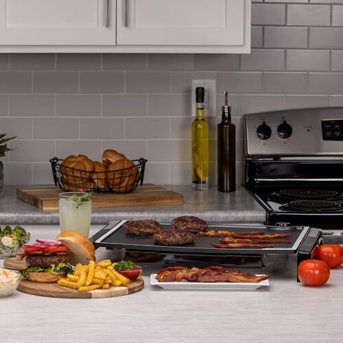 Presto 07073 Electric Tilt-N-fold Griddle 19 Black