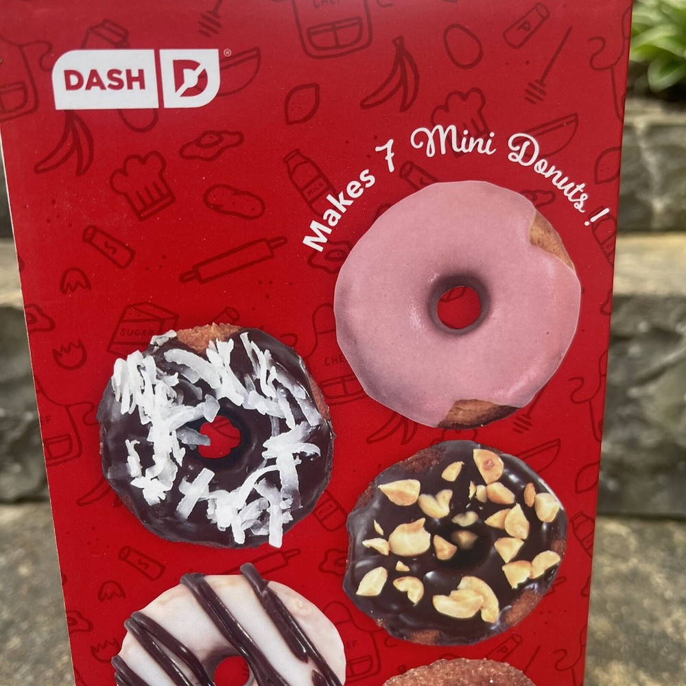 Dash 7 Mini Donut Maker Machine for Kid-Friendly Breakfast, Snacks Nonstick