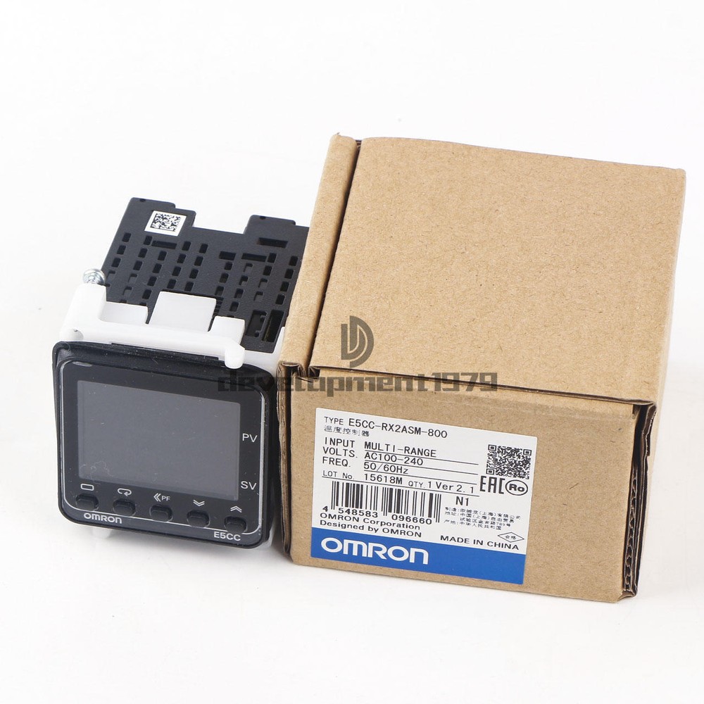New Omron Temperature Controller E5CC-RX2ASM-800 100-240VAC