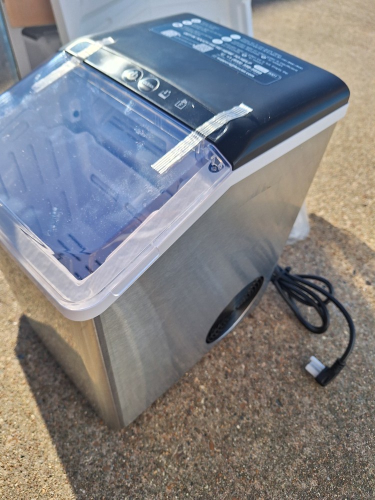 Koviet Countertop Ice Maker, 42lbs a Day, Makes Soft Pebble, Chewable, Crushed