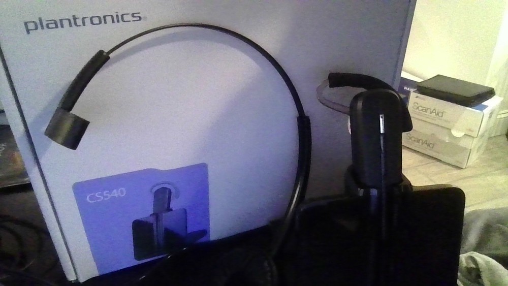 Headset-Plantronics CS540, Convertible-Dect-New Material Polyurethane