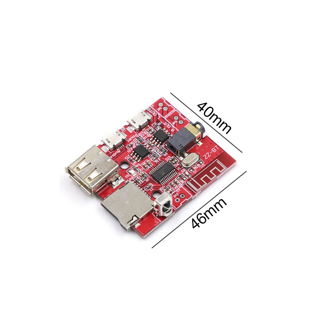 Car Bluetooth 4.1 MP3 WAV Decoding Board Speaker Amplifier Audio Receiver Module