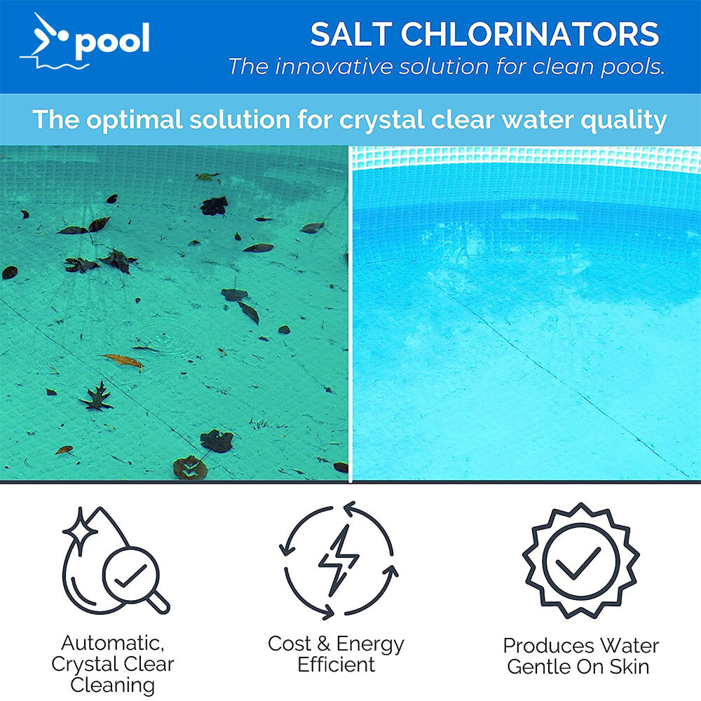Salt Chlorine Generator Pool Water Complete Salt Chlorinator System for Hayward