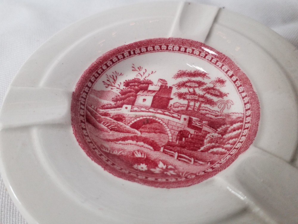 Vintage Spode Ceramic Ashtray Pink Spode's Tower Copeland England Replacement