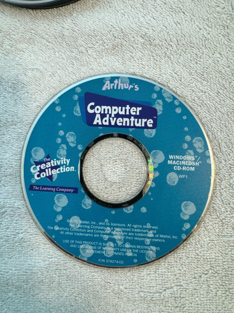 Arthur's Computer Adventure - 2000 Mattel Windows/Macintosh