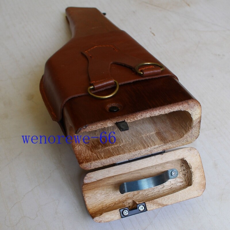 US Ship!!! German C96 Broomhandle Mauser Holster Diagonal Leather Shoulder Strap